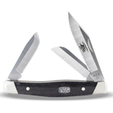 Stockman Trident Knife with Ebony Hardwood Handle