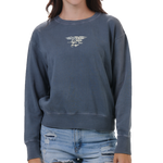 Ladies Trident Garment Dyed Fleece Crew Sweatshirt