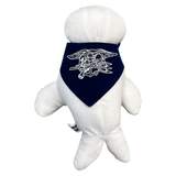 Beanie Seal 8" with Navy Trident Bandana