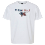 Toddler US NAVY SEALS Trident Flag T-shirt