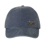 Trident Navy Pigment Dyed Twill Cap