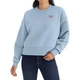 Ladies Stonewash Denim Trident Flag Heavyweight Sweatshirt