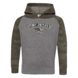 Toddler US NAVY SEALS with Trident Flag Hooded Raglan Sweatshirt