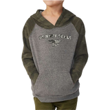 Toddler US NAVY SEALS with Trident Flag Hooded Raglan Sweatshirt