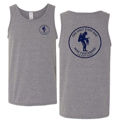 The Only Easy Day Graphite Heather Tank Top