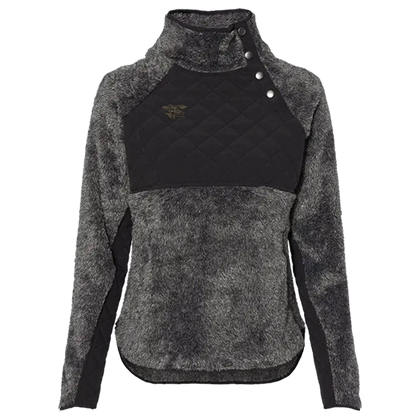 Women's Trident Quilted Fuzzy Fleece Pullover