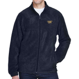 Harriton Men's Trident Navy Full-Zip Fleece