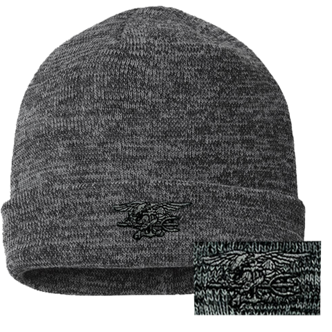 Trident Marled Black/Grey Beanie