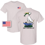 DON'T EVER GIVE UP! Frog and Stork T-shirt