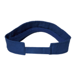 Gold Trident Bio-Washed Royal Blue Visor