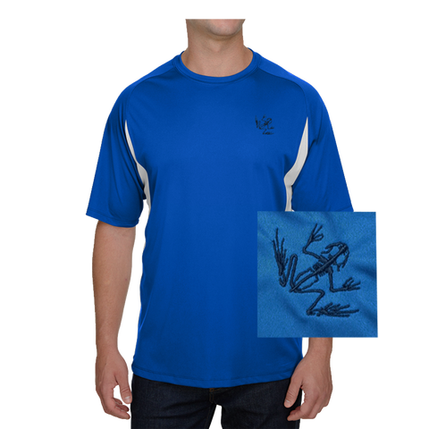 Men's Bone Frog Cooling Performance Color Blocked T-shirt