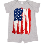 American Flag with Trident Infant Romper